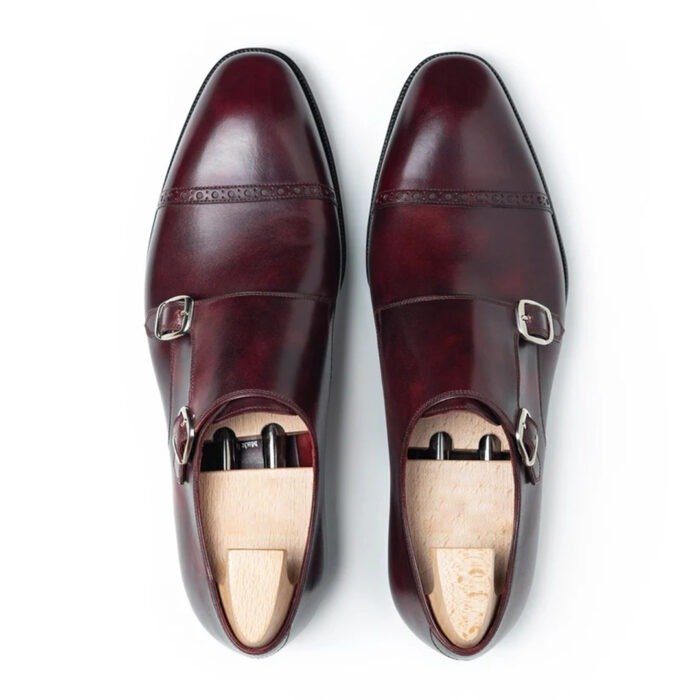 Alan - Hopkins - Museum Calf - Burgundy - Image 2