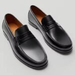 Handmade Penny Loafer - Black - Image 2