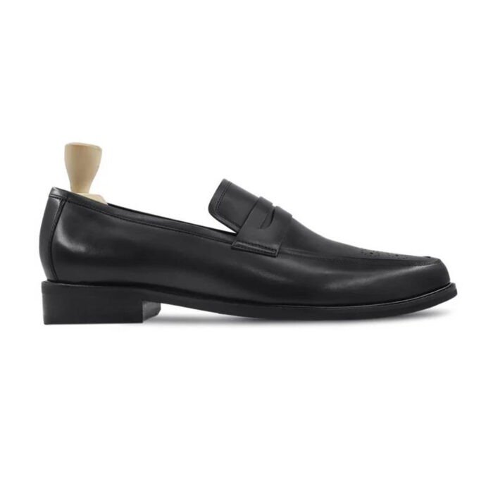 Adolf - Men's Black Calf Leather Loafer - Image 2